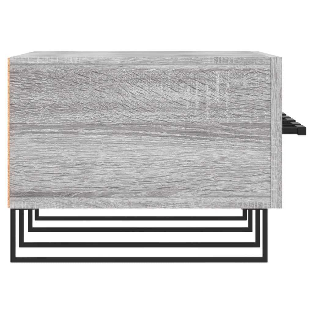 Meuble TV sonoma gris 150x36x30 cm bois d'ingénierie