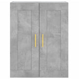 Armoire murale gris béton 69,5x34x90 cm bois d'ingénierie