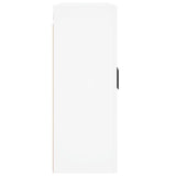 Armoire murale blanc 69,5x34x90 cm bois d'ingénierie