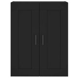 Armoire murale noir 69,5x34x90 cm bois d'ingénierie