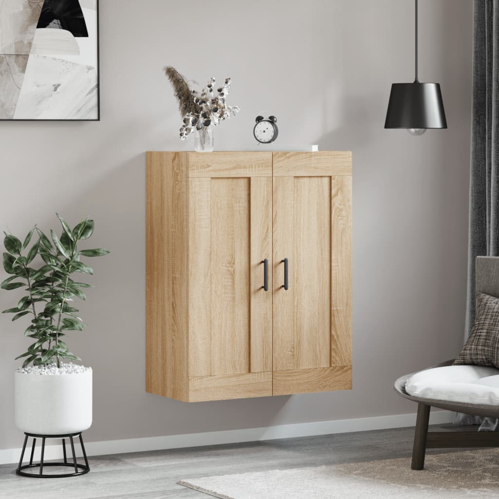 Armoire murale chêne sonoma 69,5x34x90 cm bois d'ingénierie