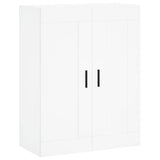 Armoire murale blanc 69,5x34x90 cm bois d'ingénierie