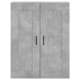 Betongrauer Wandschrank 69,5 x 34 x 90 cm, Holzwerkstoff