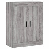 Sonoma gray wall cabinet 69.5x34x90 cm engineered wood