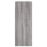 Sonoma grauer Wandschrank 69,5 x 34 x 90 cm, Holzwerkstoff