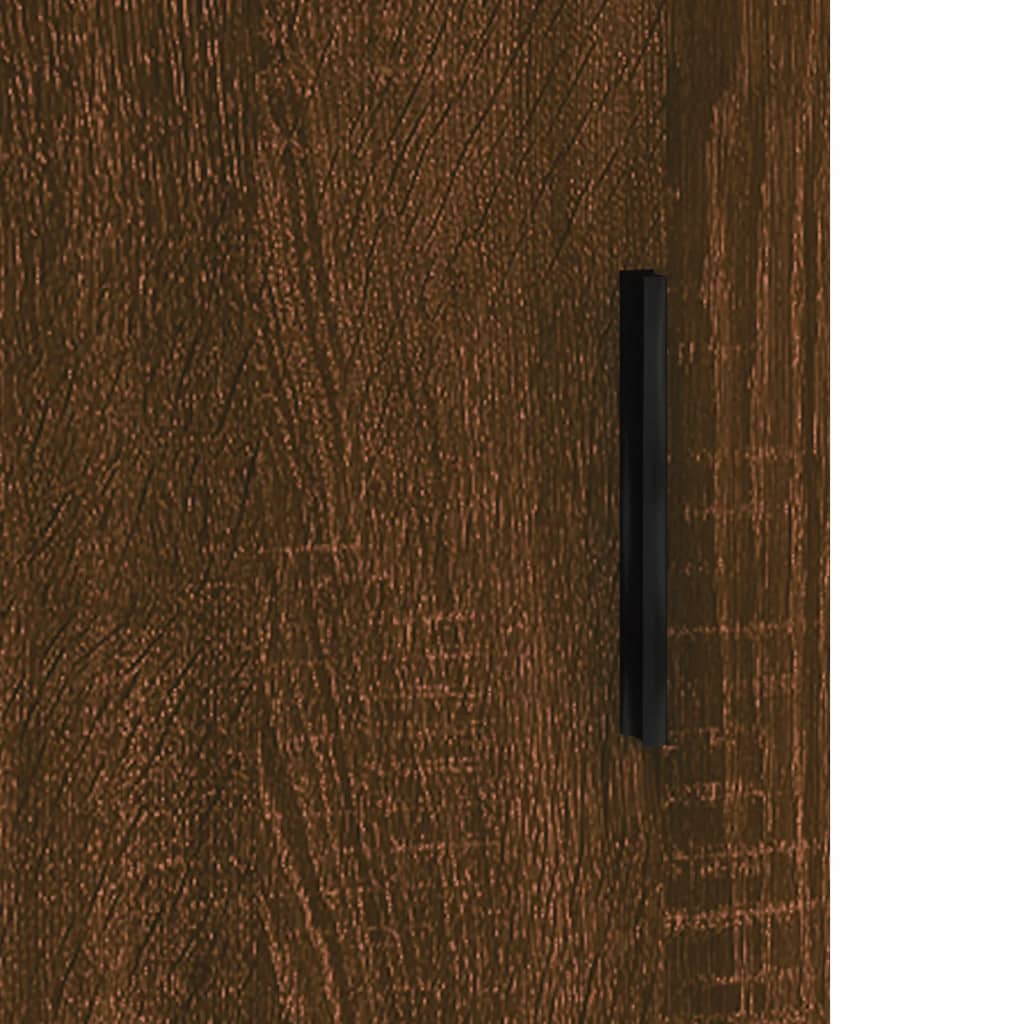 Armoire murale chêne marron 69,5x34x90 cm bois d'ingénierie