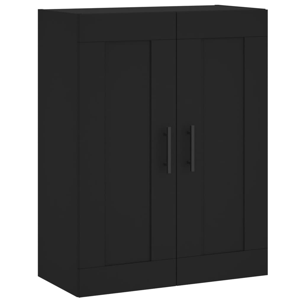 Armoire murale noir 69,5x34x90 cm bois d'ingénierie