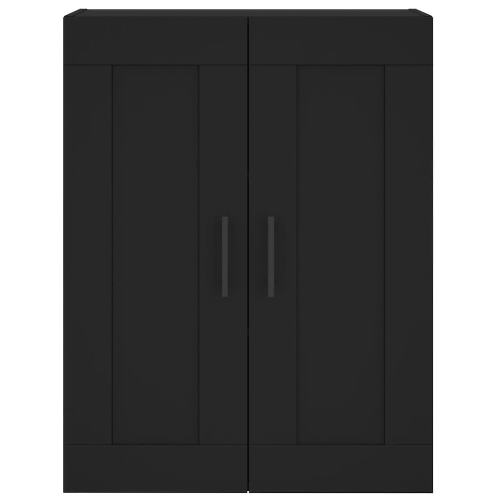 Armoire murale noir 69,5x34x90 cm bois d'ingénierie