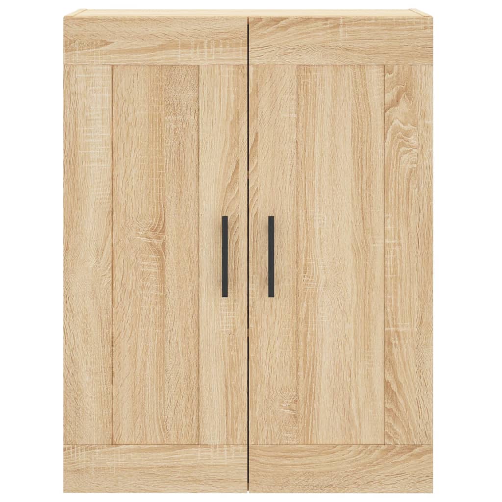 Wandschrank aus Sonoma-Eiche, 69,5 x 34 x 90 cm, Holzwerkstoff