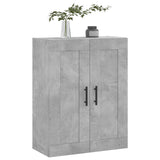 Concrete gray wall cabinet 69.5x34x90 cm engineered wood