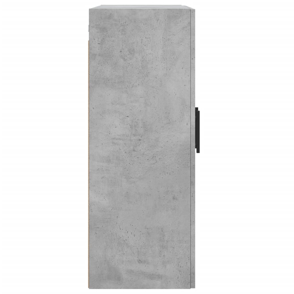 Armoire murale gris béton 69,5x34x90 cm bois d'ingénierie