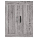 Armoire murale sonoma gris 69,5x34x90 cm bois d'ingénierie