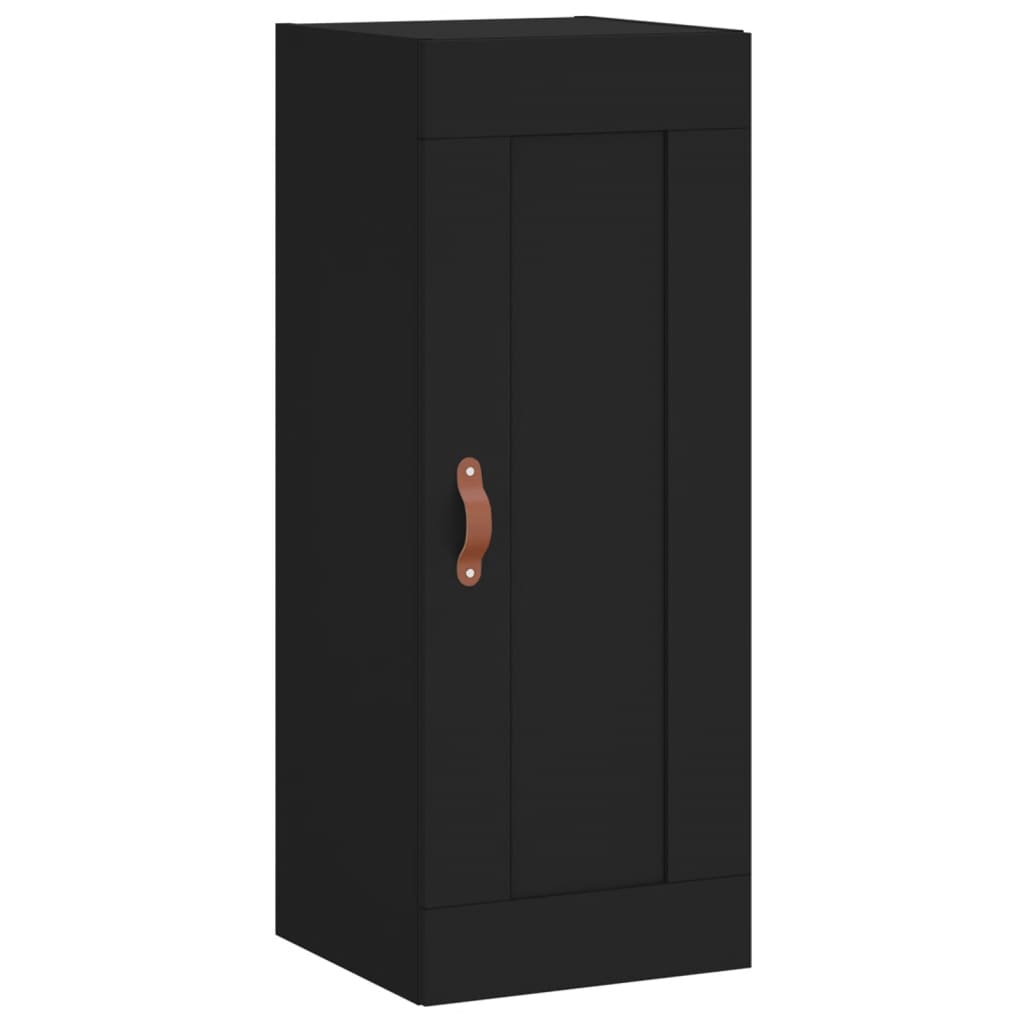 Armoire murale noir 34,5x34x90 cm bois d'ingénierie