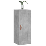 Armoire murale gris béton 34,5x34x90 cm bois d'ingénierie