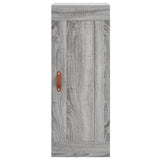 Armoire murale sonoma gris 34,5x34x90 cm bois d'ingénierie