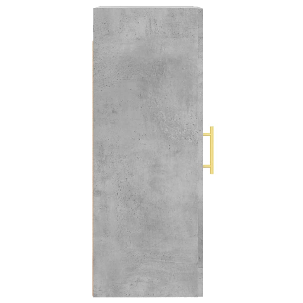 Armoire murale gris béton 34,5x34x90 cm bois d'ingénierie