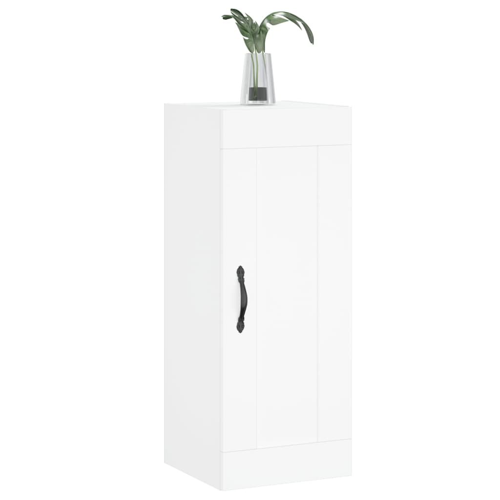 Armoire murale blanc 34,5x34x90 cm bois d'ingénierie