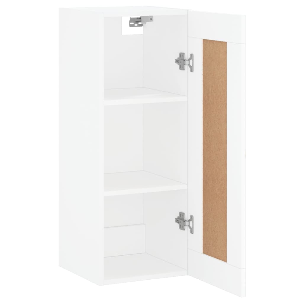 Armoire murale blanc 34,5x34x90 cm bois d'ingénierie