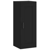 Black wall cabinet 34.5x34x90 cm engineered wood