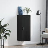 Armoire murale noir 34,5x34x90 cm bois d'ingénierie