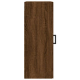 Armoire murale chêne marron 34,5x34x90 cm bois d'ingénierie