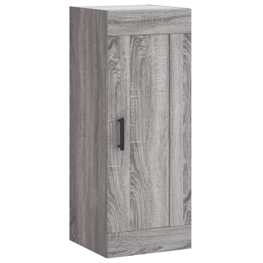 Sonoma grauer Wandschrank 34,5 x 34 x 90 cm, Holzwerkstoff