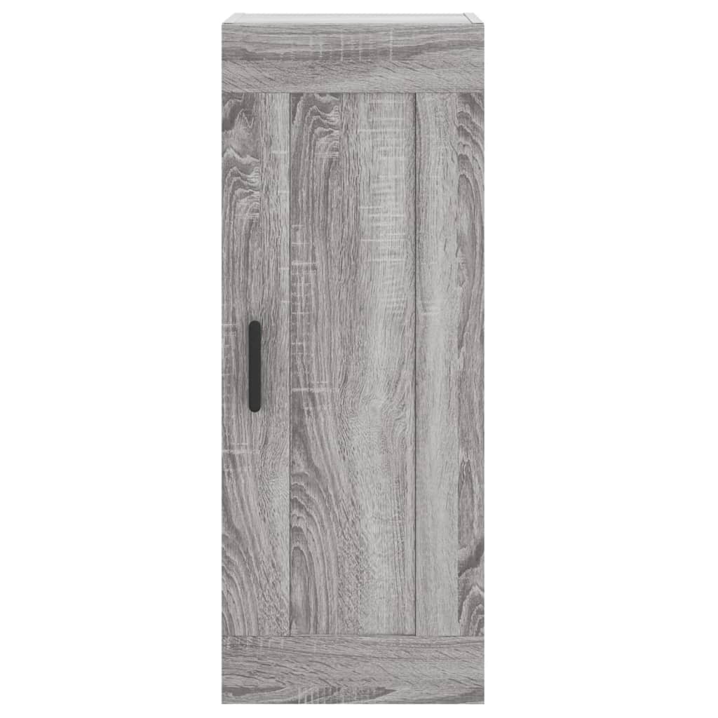 Armoire murale sonoma gris 34,5x34x90 cm bois d'ingénierie