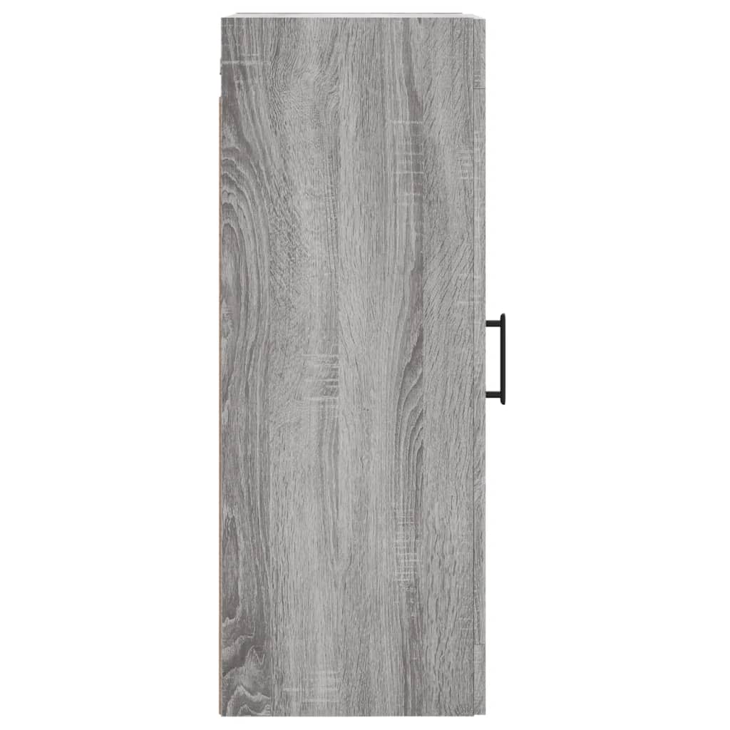 Sonoma grauer Wandschrank 34,5 x 34 x 90 cm, Holzwerkstoff