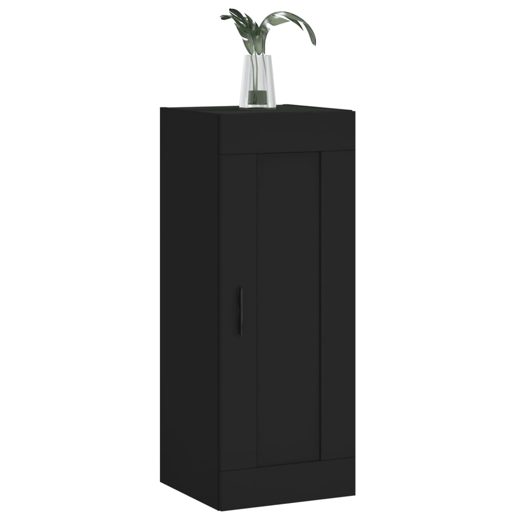 Armoire murale noir 34,5x34x90 cm bois d'ingénierie