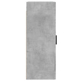 Armoire murale gris béton 34,5x34x90 cm bois d'ingénierie