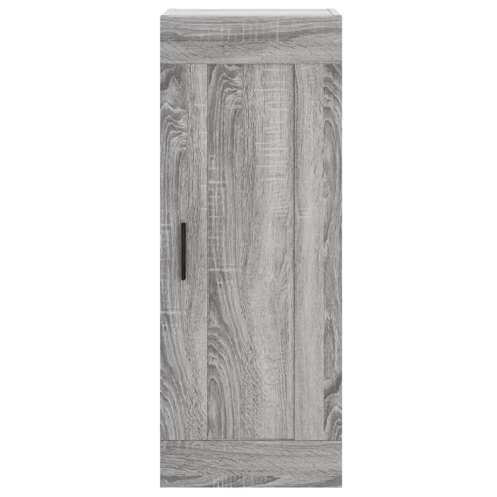 Armoire murale sonoma gris 34,5x34x90 cm bois d'ingénierie