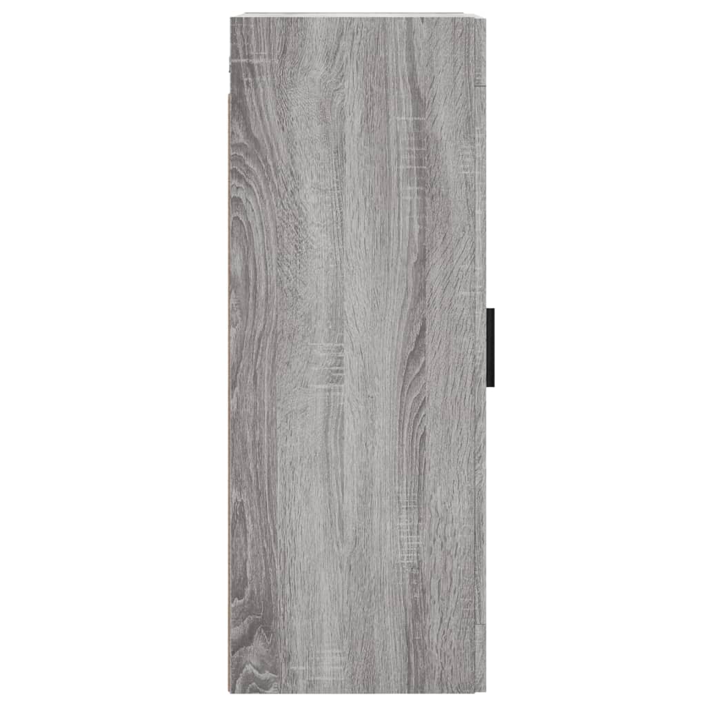 Armoire murale sonoma gris 34,5x34x90 cm bois d'ingénierie