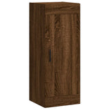 Wandschrank aus brauner Eiche, 34,5 x 34 x 90 cm, Holzwerkstoff