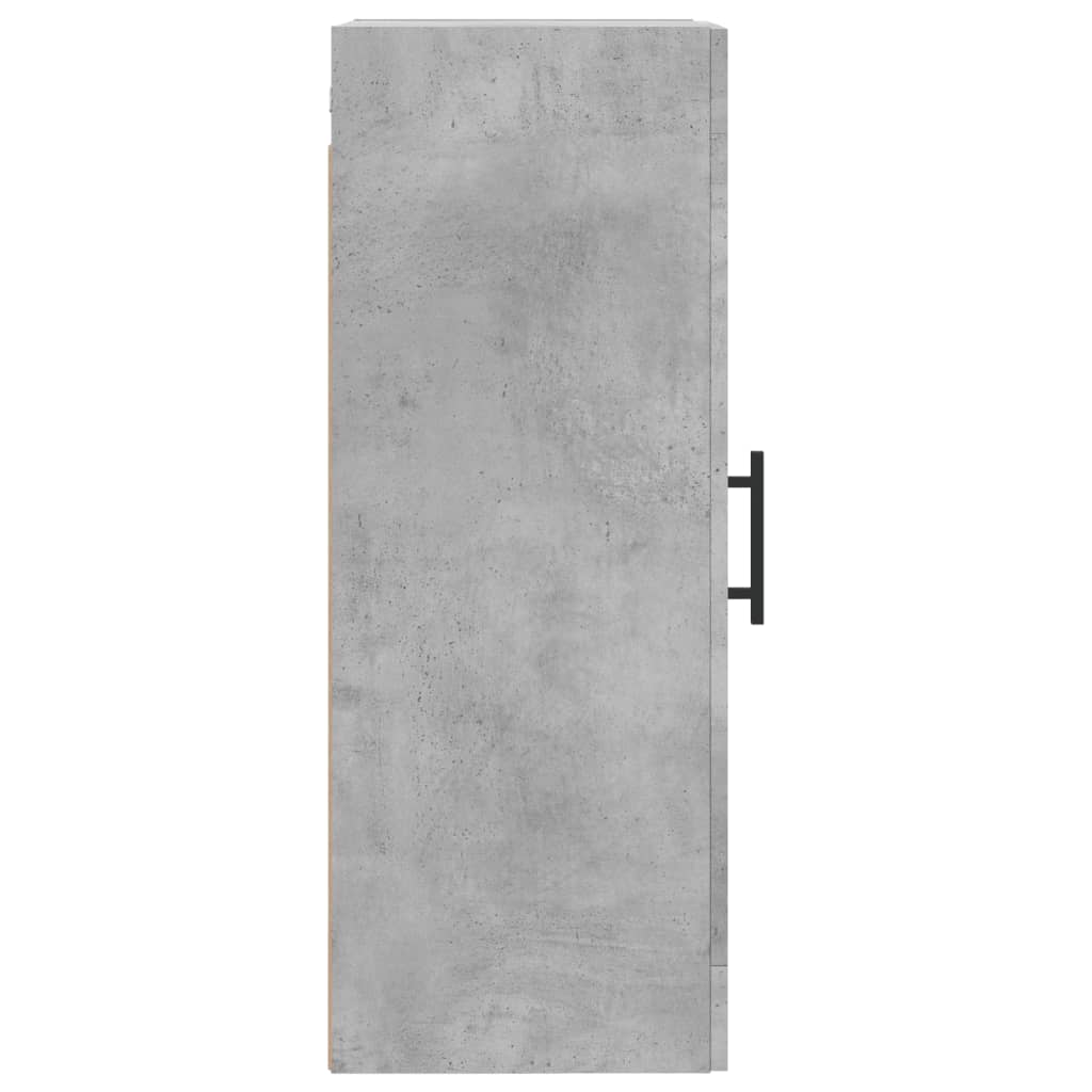 Armoire murale gris béton 34,5x34x90 cm bois d'ingénierie