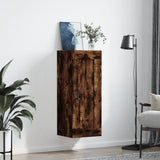 Wall cabinet smoked oak 34.5x34x90 cm engineered wood