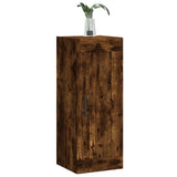 Wall cabinet smoked oak 34.5x34x90 cm engineered wood