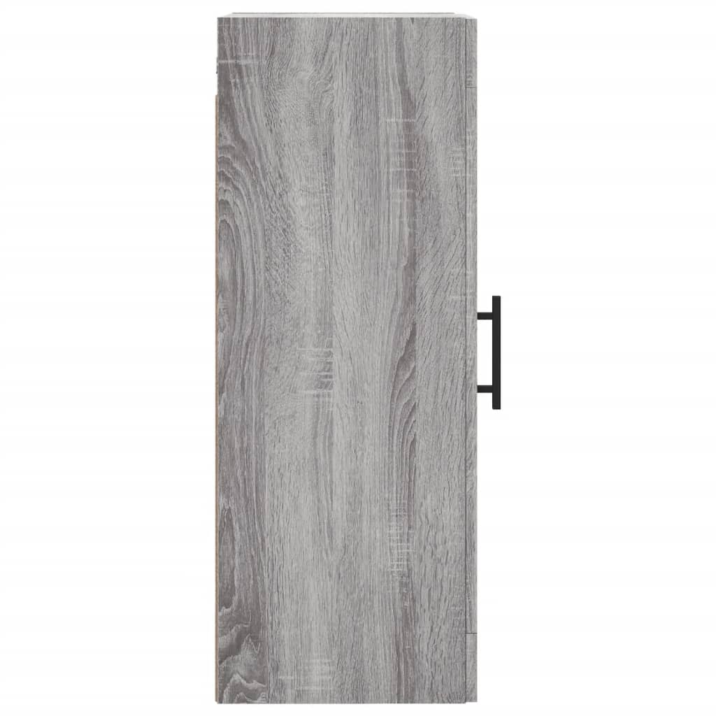 Armoire murale sonoma gris 34,5x34x90 cm bois d'ingénierie