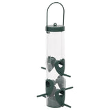 Bird feeders 3 pcs dark green 17x17x32 cm