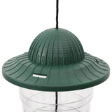 Bird feeders 3 pcs dark green 13x13x17 cm