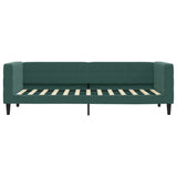 Lit de repos sans matelas vert foncé 80x200 cm velours