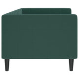 Lit de repos sans matelas vert foncé 80x200 cm velours