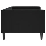 Lit de repos sans matelas noir 90x190 cm velours