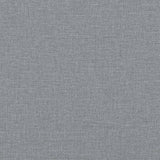 Lit de repos gris clair 100x200 cm tissu