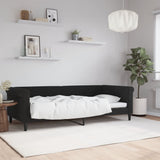 Lit de repos sans matelas noir 90x200 cm velours