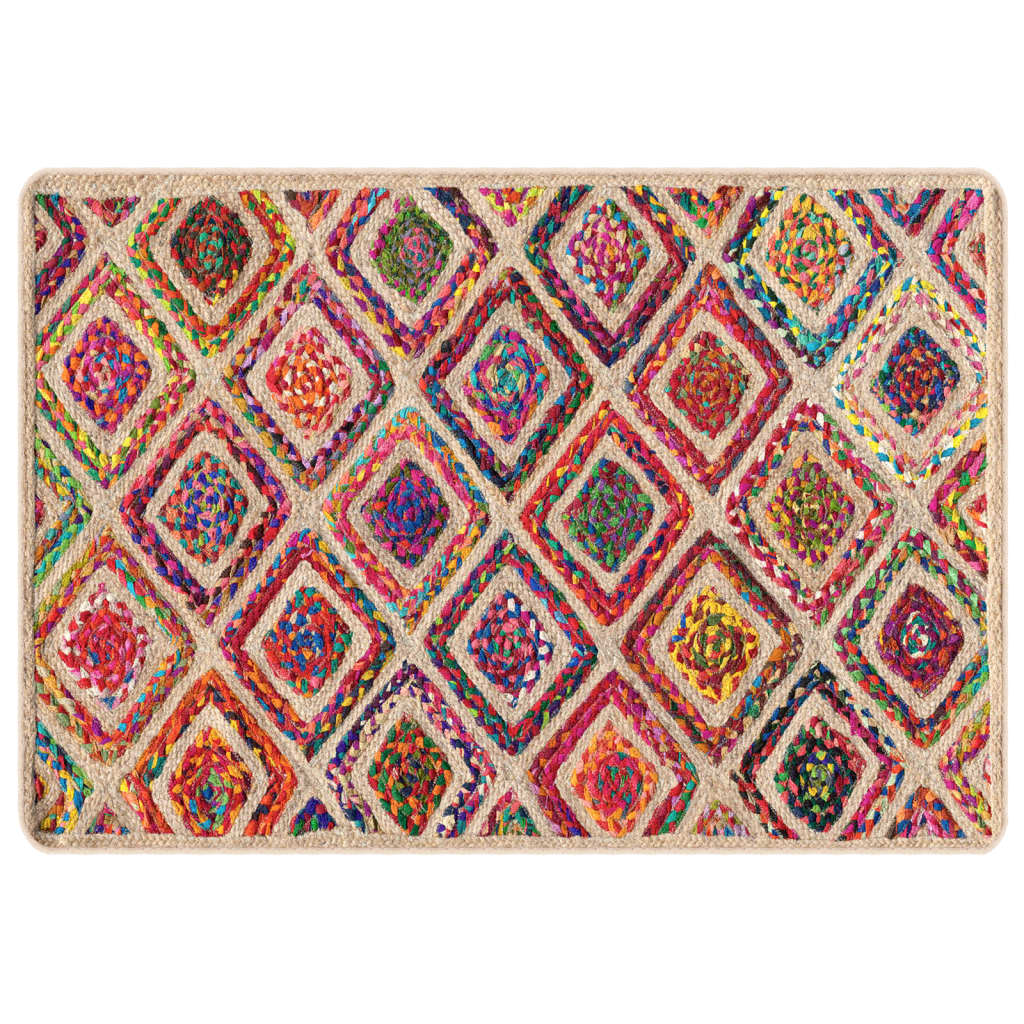 Washable multi-colored rug 120x180 cm non-slip