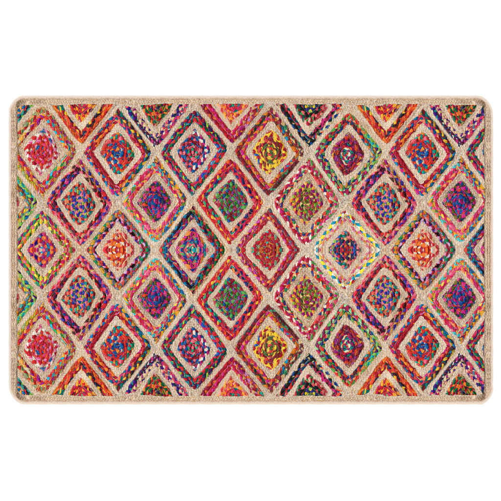 Tapis lavable multicolore 190x300 cm antidérapant