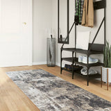 Washable multi-colored rug 80x300 cm non-slip