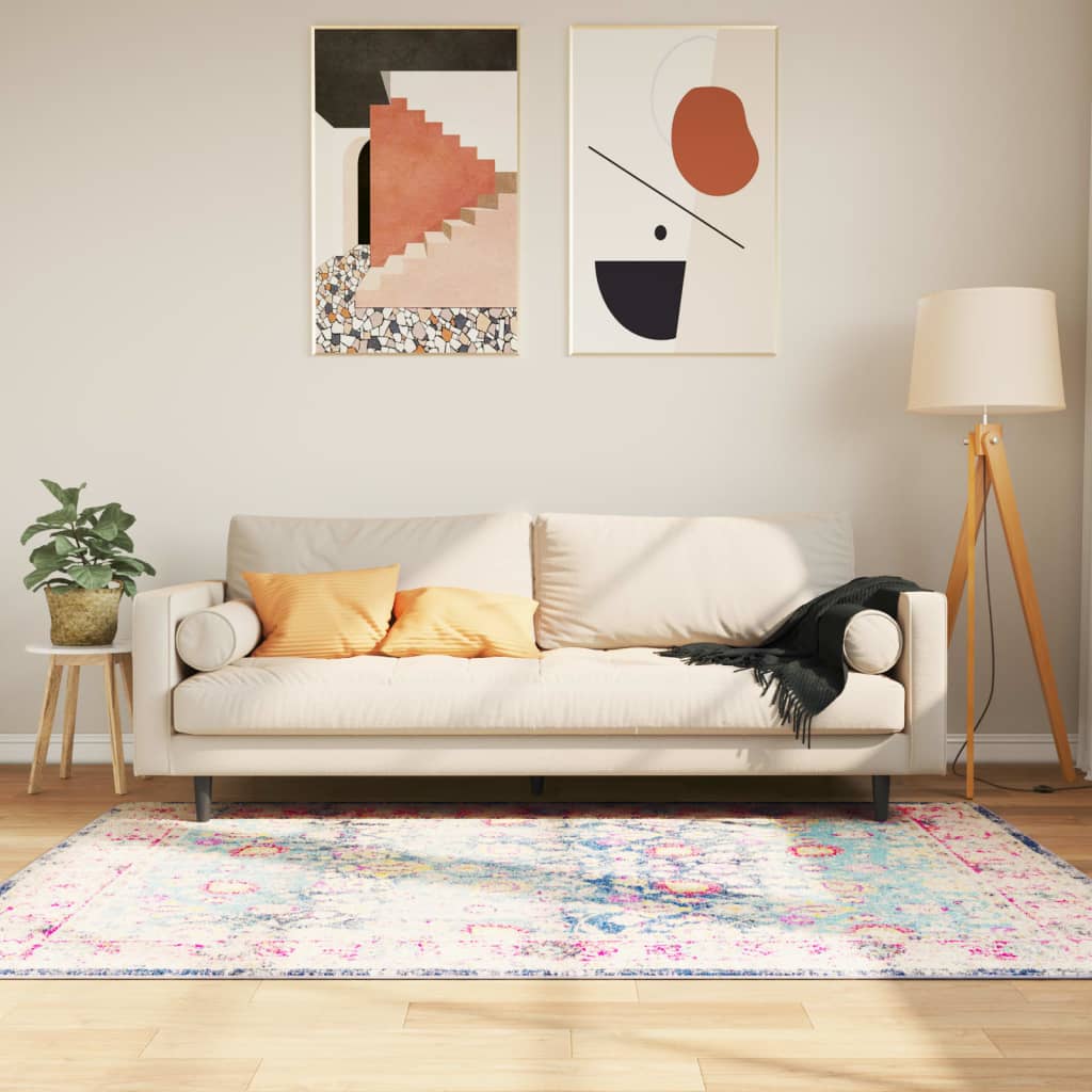 Washable multi-colored rug 120x180 cm non-slip