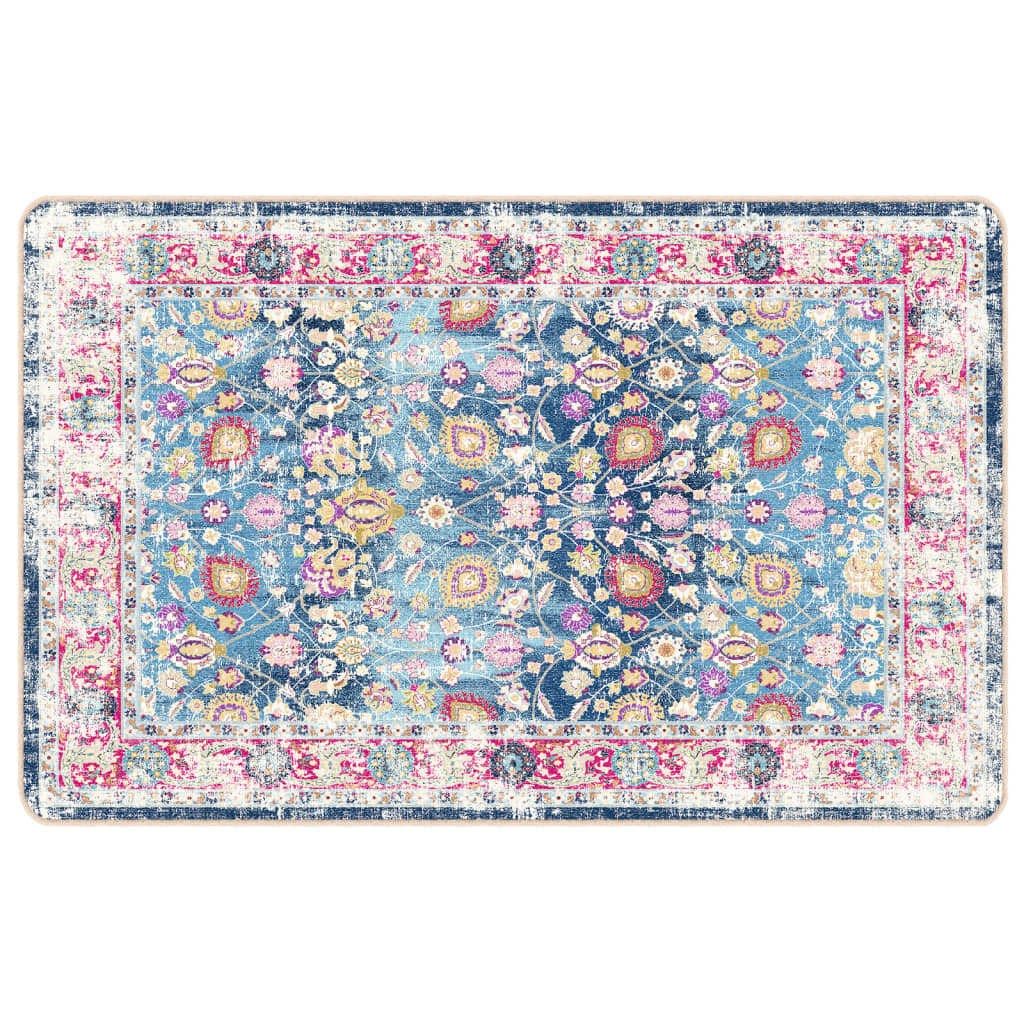 Tapis lavable multicolore 190x300 cm antidérapant