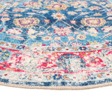 Tapis lavable multicolore Ø 120 cm antidérapant